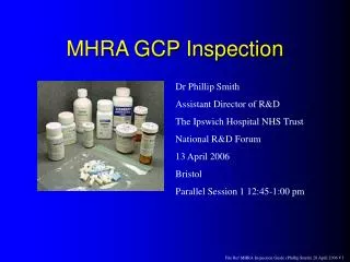 MHRA GCP Inspection