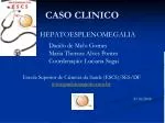 CASO CLINICO - slide 1