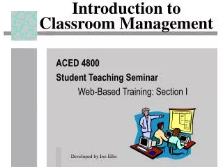 Introduction to Classroom Management