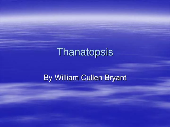 thanatopsis