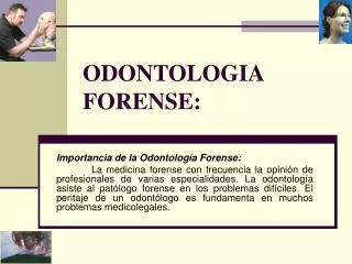 ODONTOLOGIA FORENSE: