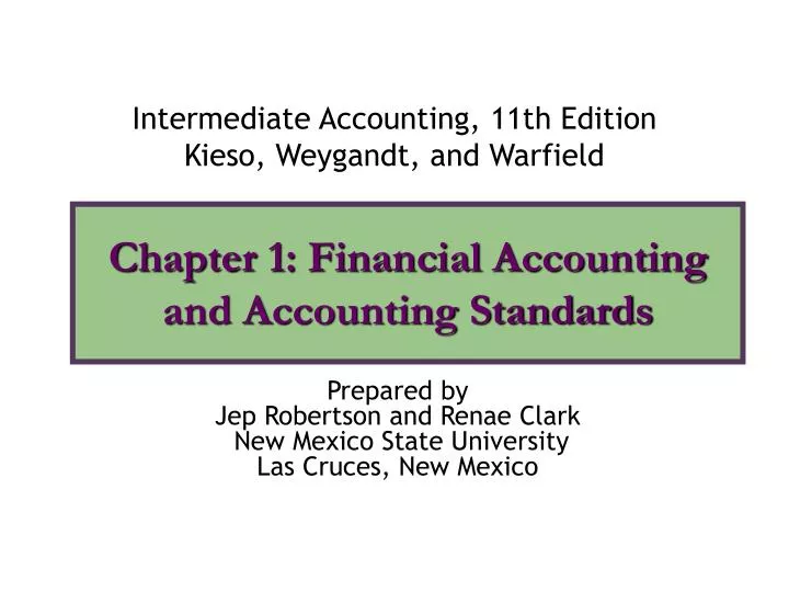 chapter 1 financial accounting and accounting standards