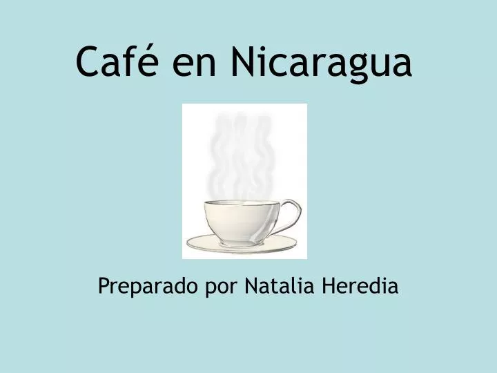 caf en nicaragua