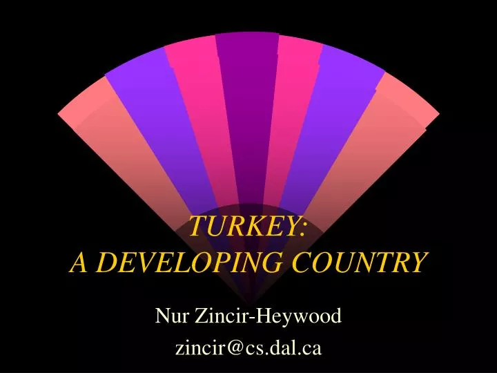 turkey a developing country
