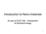 Introduction to Nano-materials - slide 1