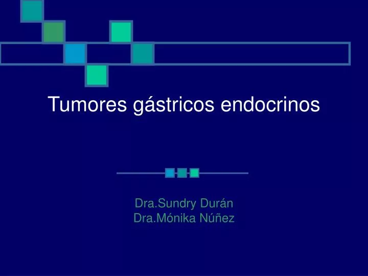 tumores g stricos endocrinos