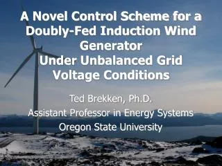 A Novel Control Scheme for a Doubly-Fed Induction Wind Generator Under Unbalanced Grid Voltage Conditions