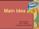 Main Idea - slide 1