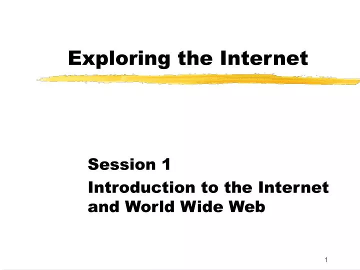 exploring the internet