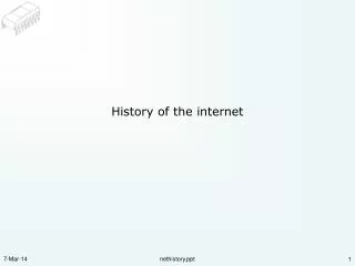 History of the internet