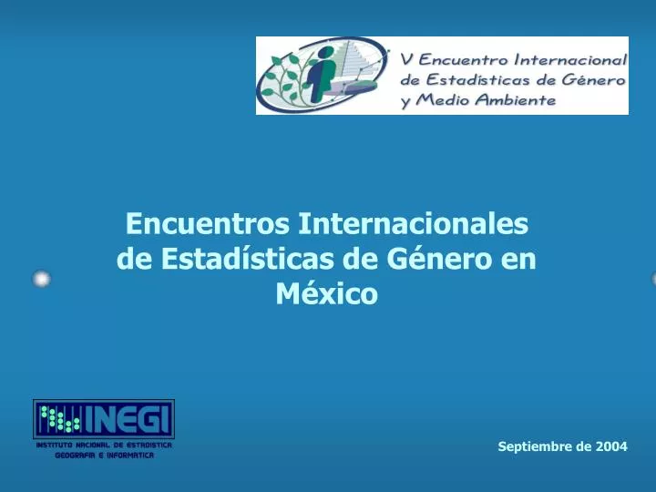 encuentros internacionales de estad sticas de g nero en m xico