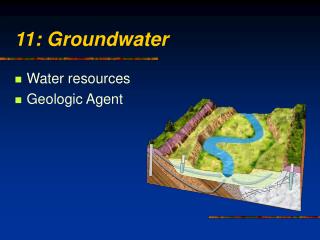 11: Groundwater