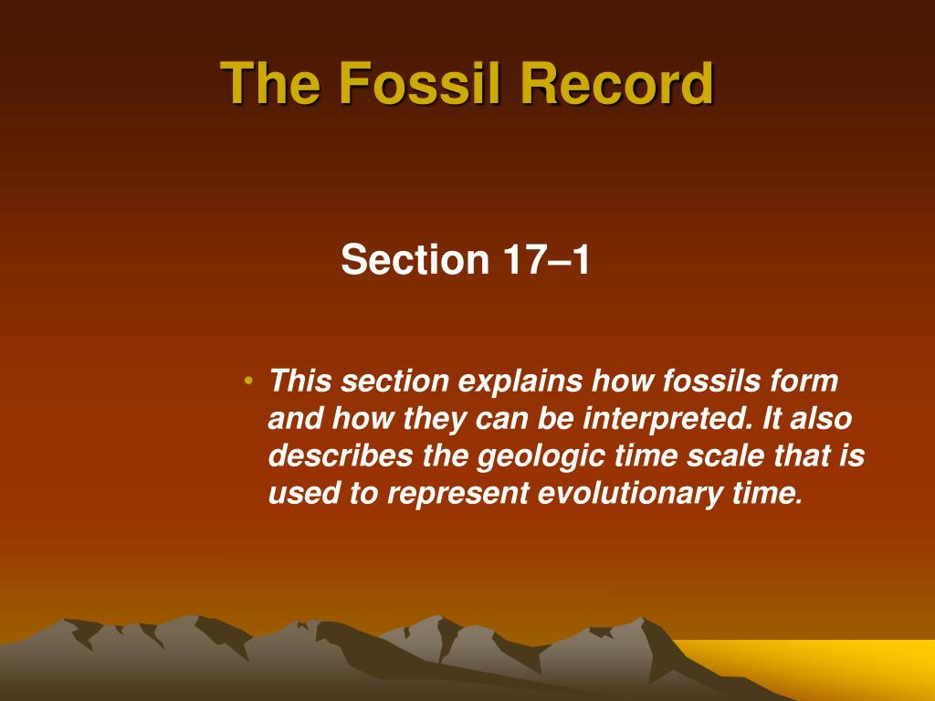 PPT - The Fossil Record PowerPoint Presentation, free download - ID:225293