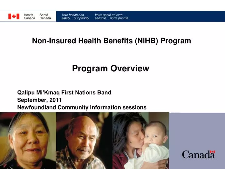 non insured health benefits nihb program