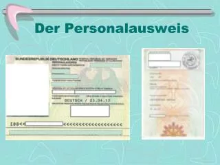 Der Personalausweis