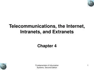 Telecommunications, the Internet, Intranets, and Extranets