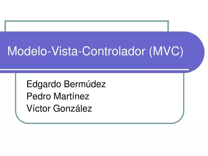 modelo vista controlador mvc