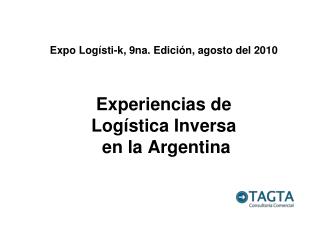 Experiencias de Logística Inversa en la Argentina