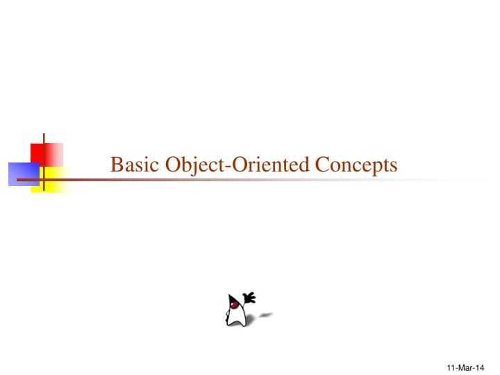 basic object oriented concepts