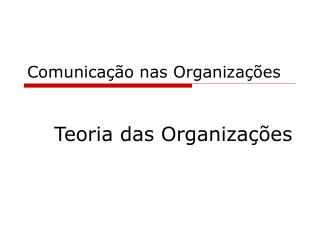 comunica o nas organiza es