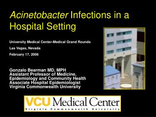 Acinetobacter Infections in a Hospital Setting