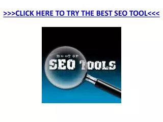 Search Engine Optimization Tools