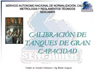 SERVICIO AUTONOMO NACIONAL DE NORMALIZACIÓN, CALIDAD, METROLOGIA Y REGLAMENTOS TÉCNICOS SENCAMER