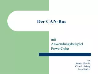 Der CAN-Bus