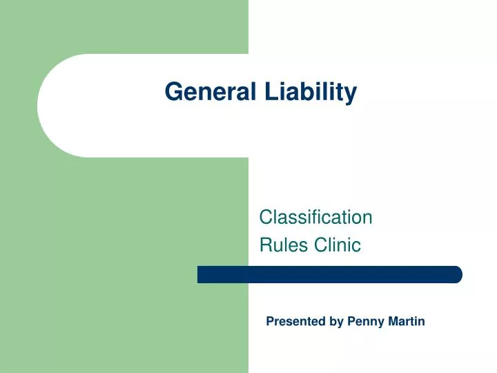 general liability