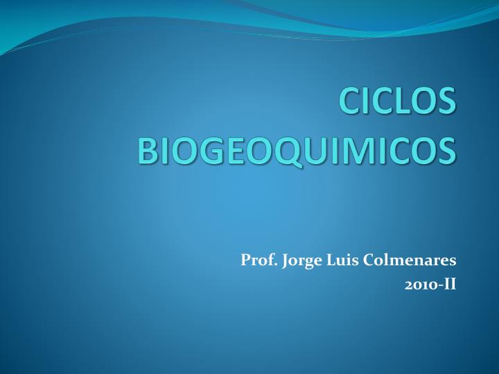 ciclos biogeoquimicos