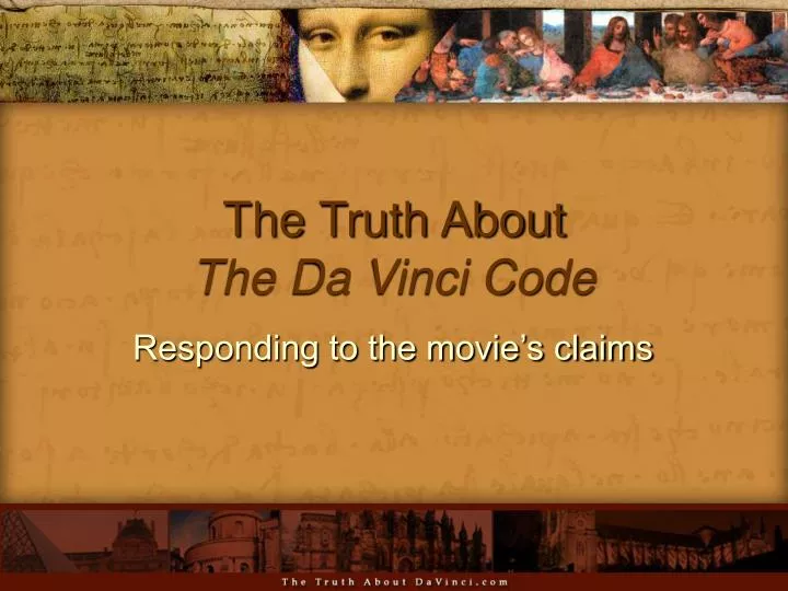 the truth about the da vinci code