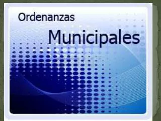 1.	&quot;Ordenanza que establece El Parque Forestal en los terrenos del Jockey Club&quot;. Noviembre 19 de 1951.