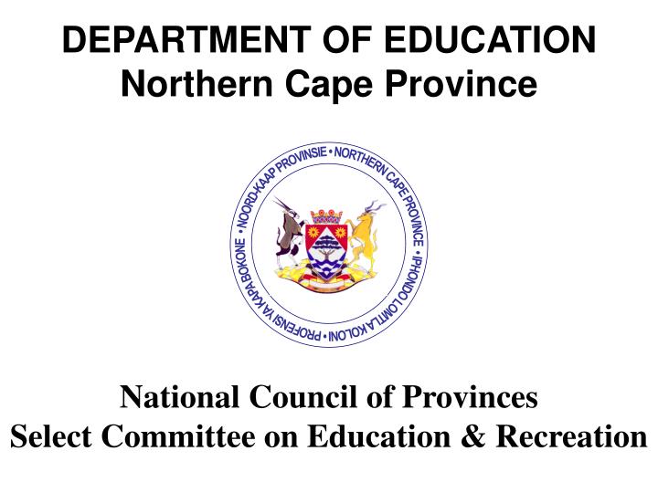 department of education northern cape province