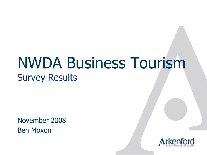 nwda business tourism survey results