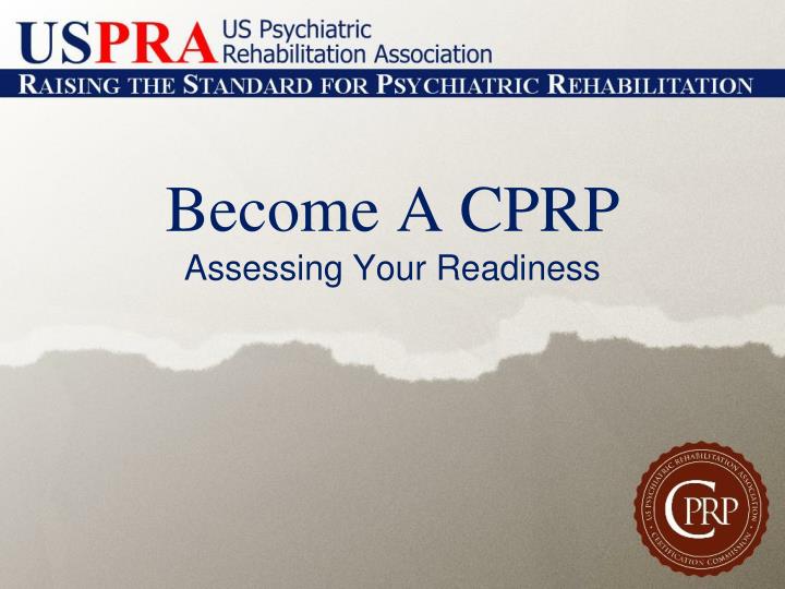 become a cprp