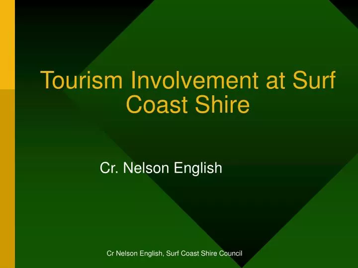 tourism involvement at surf coast shire