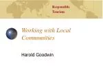 Working with Local Communities - slide 1
