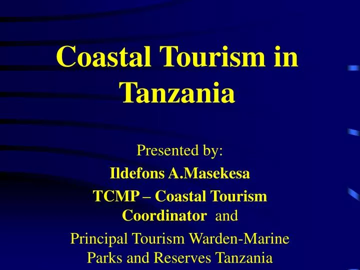coastal tourism in tanzania