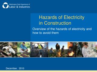 Hazards of Electricity in Construction