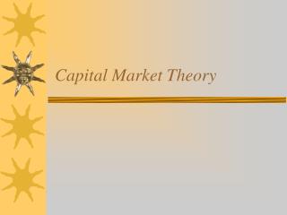 Capital Market Theory