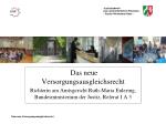 Das neue Versorgungsausgleichsrecht Richterin am Amtsgericht Ruth-Maria Eulering, Bundesministerium der Justiz, Referat - slide 1