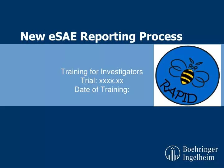new esae reporting process