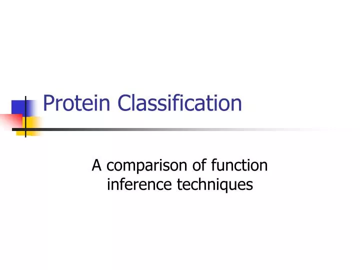 protein classification