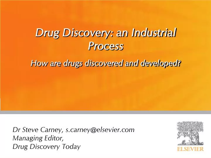 drug discovery an industrial process