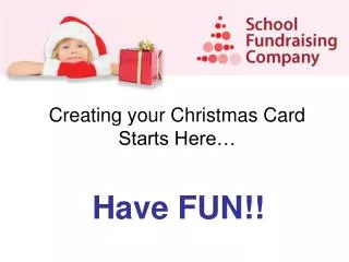 Creating your Christmas Card Starts Here…