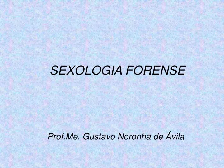 sexologia forense