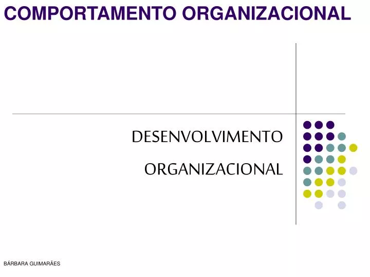 desenvolvimento organizacional