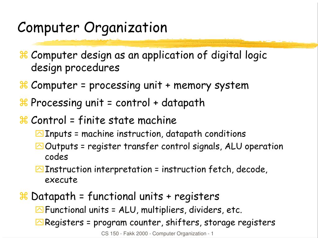 PPT - Computer Organization PowerPoint Presentation, free download - ID ...