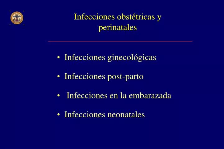 infecciones obst tricas y perinatales