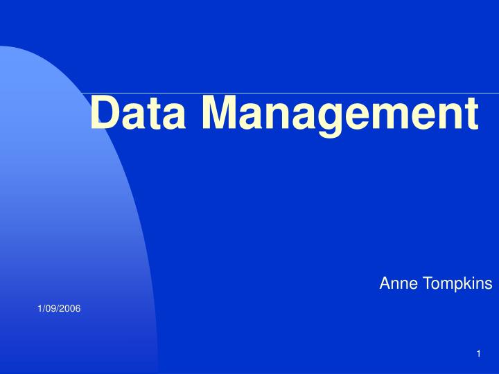 data management